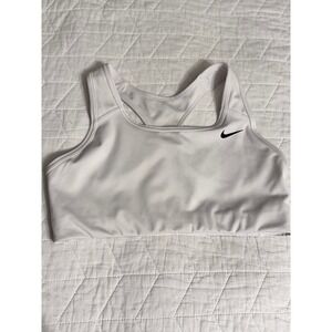 Nike dri fit sports‎ bra, women size medium, white